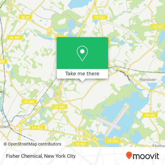 Fisher Chemical map