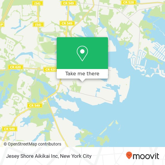 Mapa de Jesey Shore Aikikai Inc