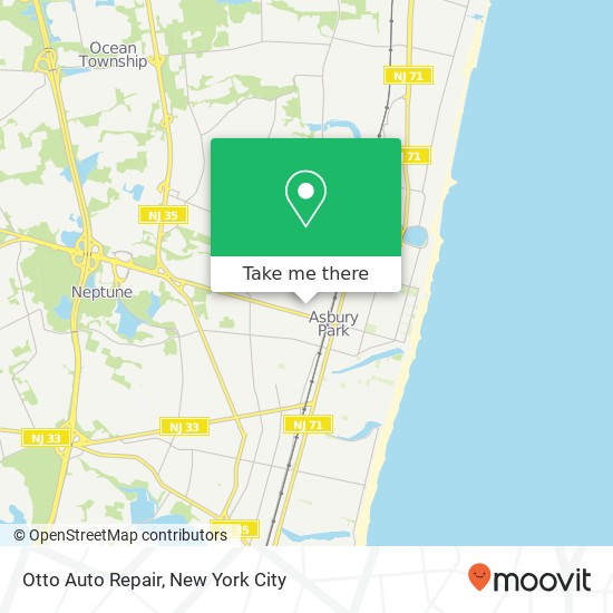 Otto Auto Repair map