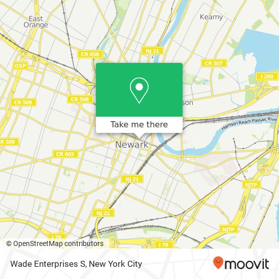 Wade Enterprises S map
