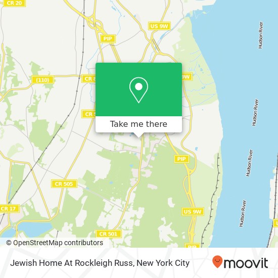Mapa de Jewish Home At Rockleigh Russ