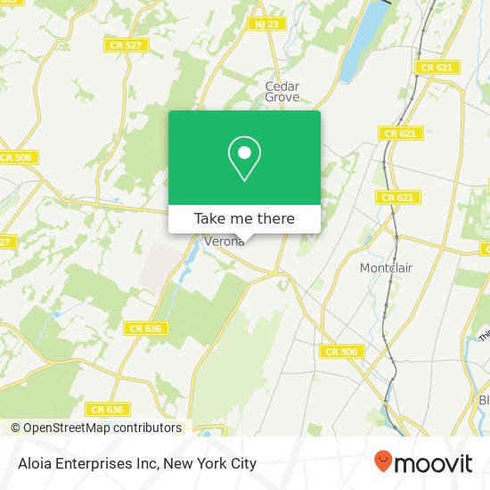 Aloia Enterprises Inc map