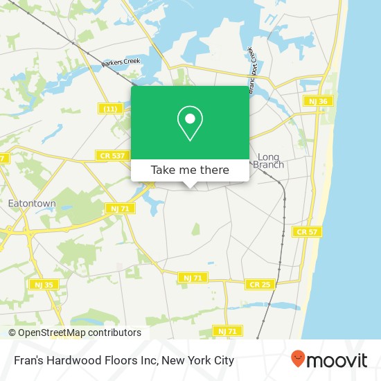 Fran's Hardwood Floors Inc map