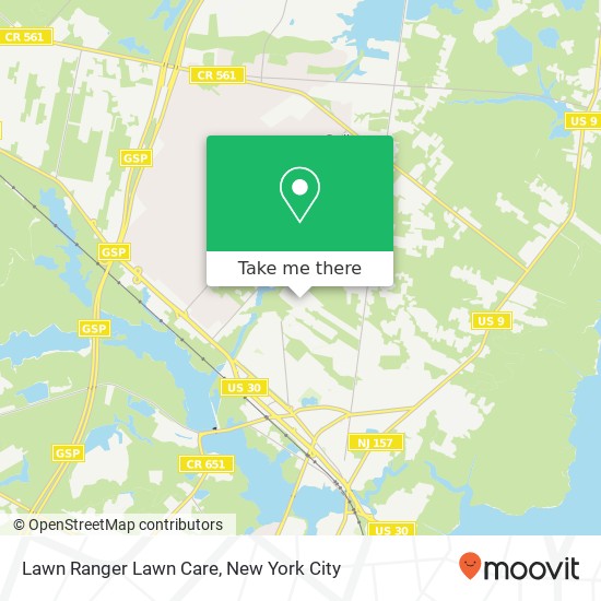 Lawn Ranger Lawn Care map