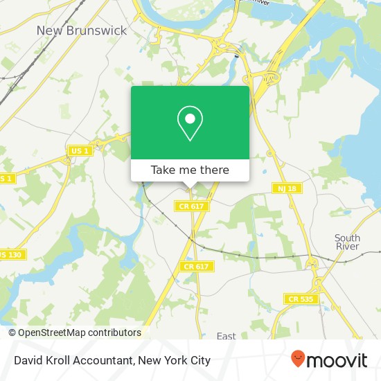 Mapa de David Kroll Accountant