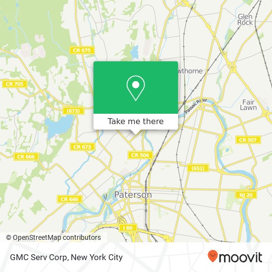 GMC Serv Corp map