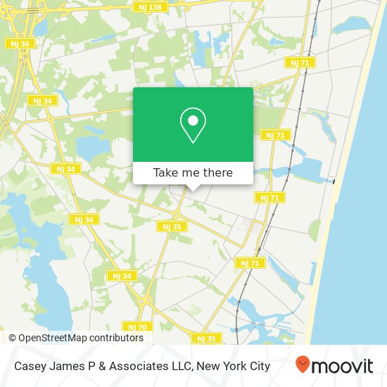 Casey James P & Associates LLC map