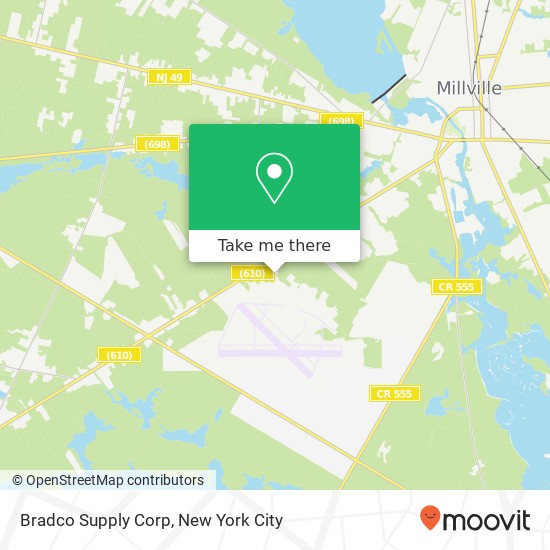 Bradco Supply Corp map