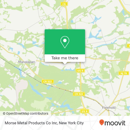 Mapa de Morse Metal Products Co Inc