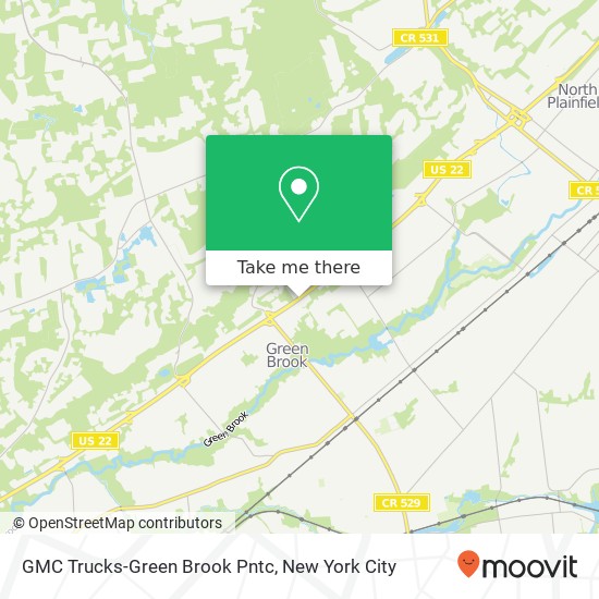 Mapa de GMC Trucks-Green Brook Pntc