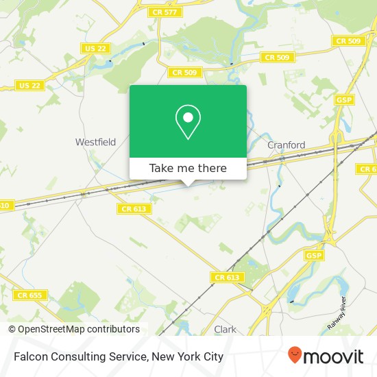 Falcon Consulting Service map