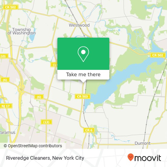 Riveredge Cleaners map