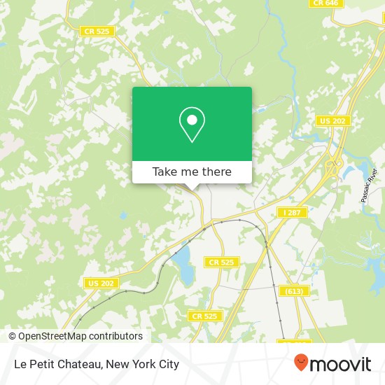Le Petit Chateau map