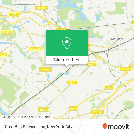 Caro Bag Services Inc map