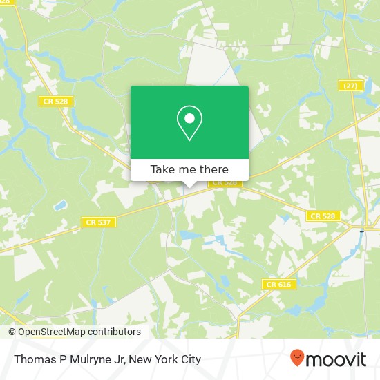 Mapa de Thomas P Mulryne Jr