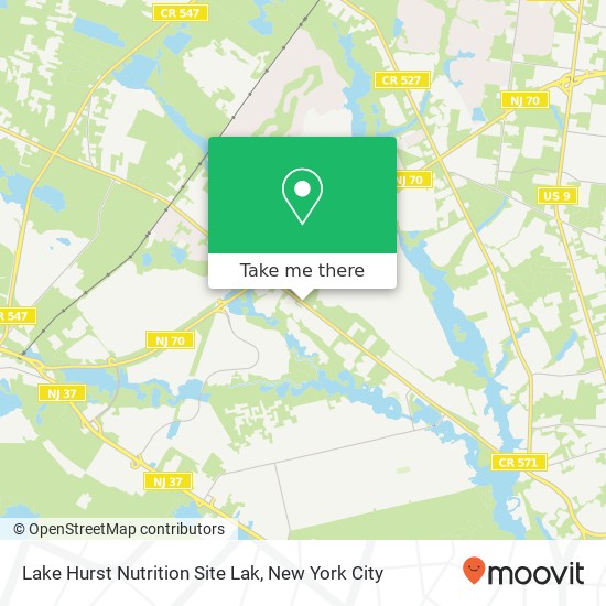 Mapa de Lake Hurst Nutrition Site Lak