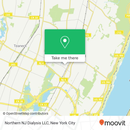 Northern NJ Dialysis LLC map
