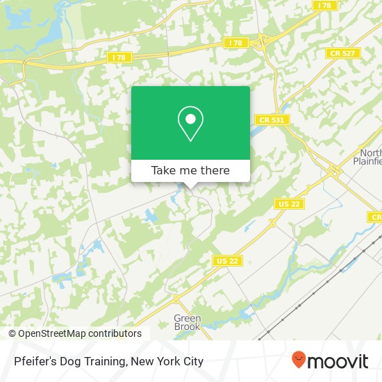 Mapa de Pfeifer's Dog Training