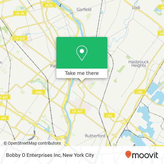 Bobby O Enterprises Inc map