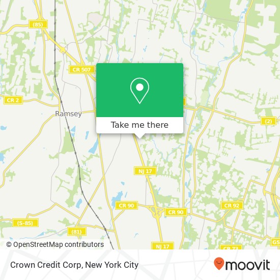 Mapa de Crown Credit Corp