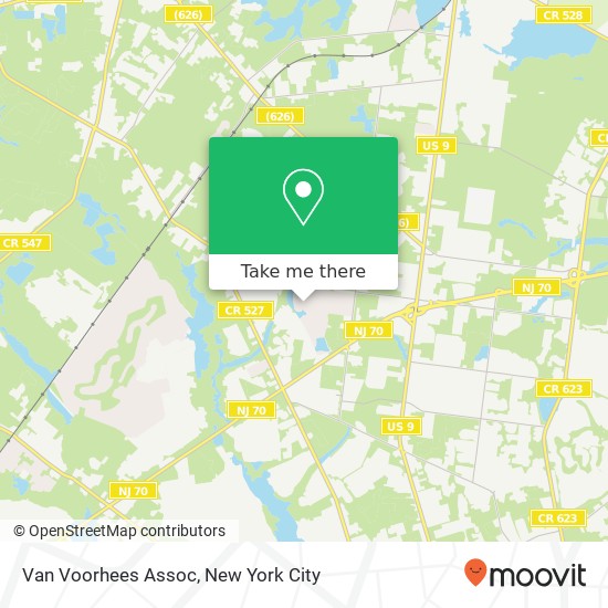 Van Voorhees Assoc map