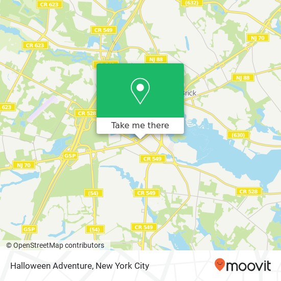 Mapa de Halloween Adventure