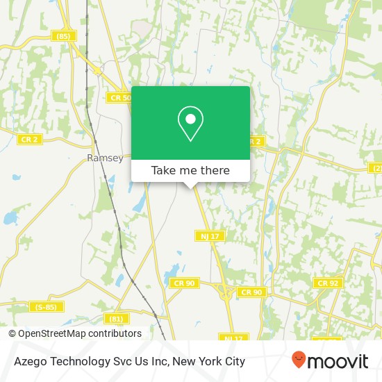 Azego Technology Svc Us Inc map