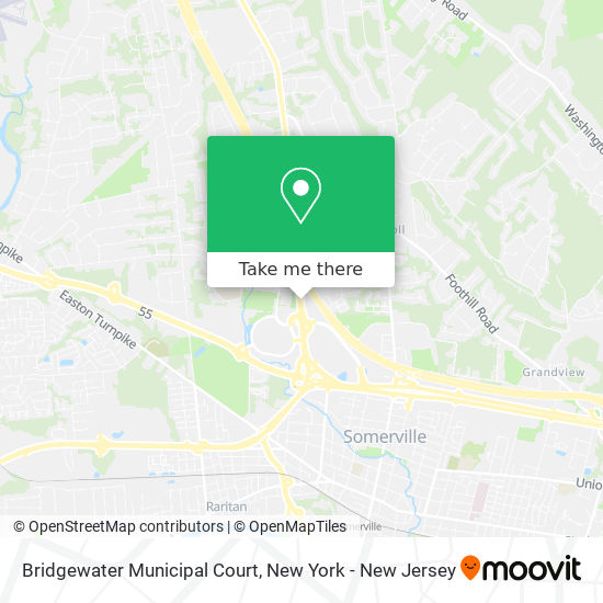 Bridgewater Municipal Court map