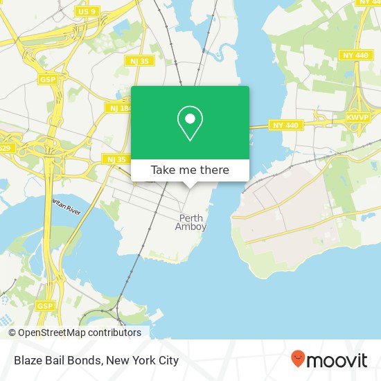 Blaze Bail Bonds map