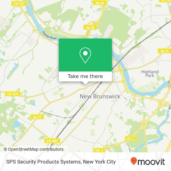 SPS Security Products Systems map