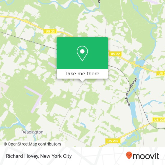 Mapa de Richard Hovey