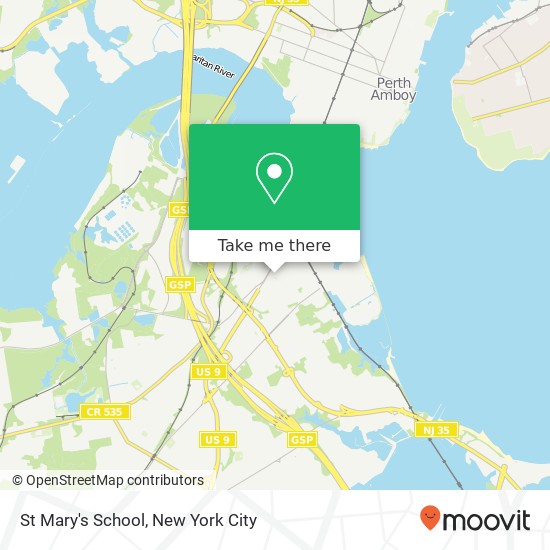 St Mary's School map