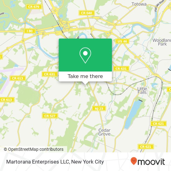 Mapa de Martorana Enterprises LLC