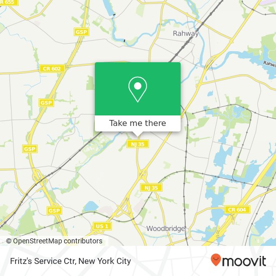 Fritz's Service Ctr map