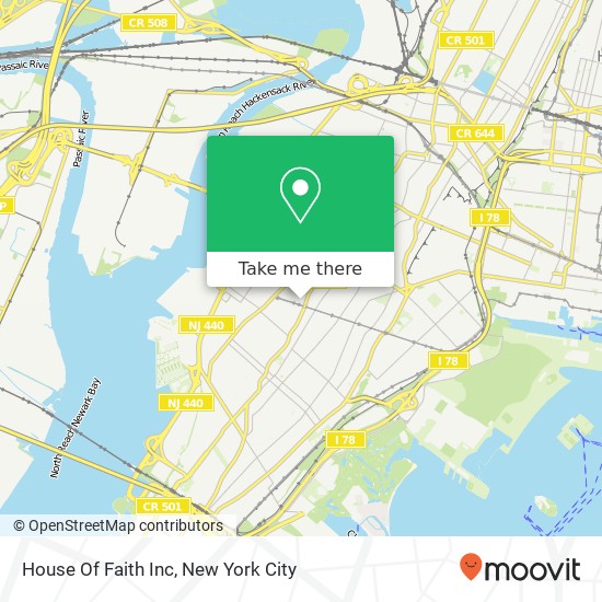 House Of Faith Inc map