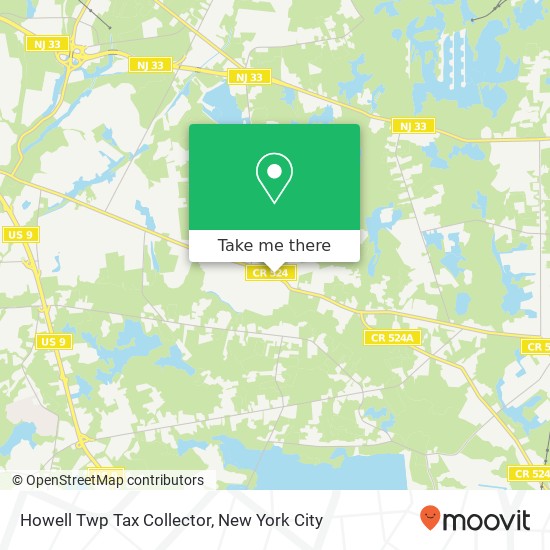 Mapa de Howell Twp Tax Collector