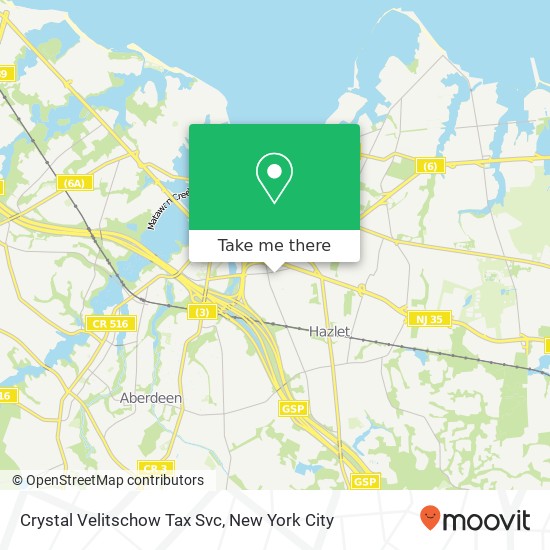 Crystal Velitschow Tax Svc map