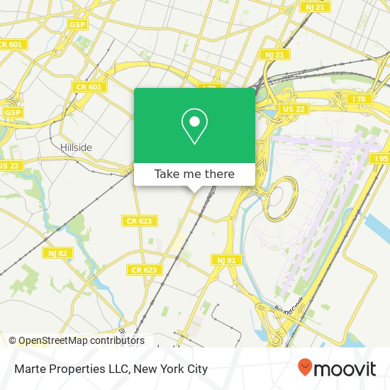 Marte Properties LLC map