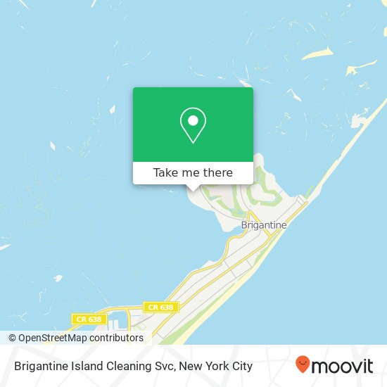 Brigantine Island Cleaning Svc map