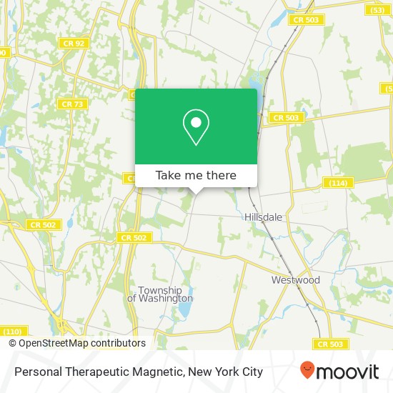 Personal Therapeutic Magnetic map