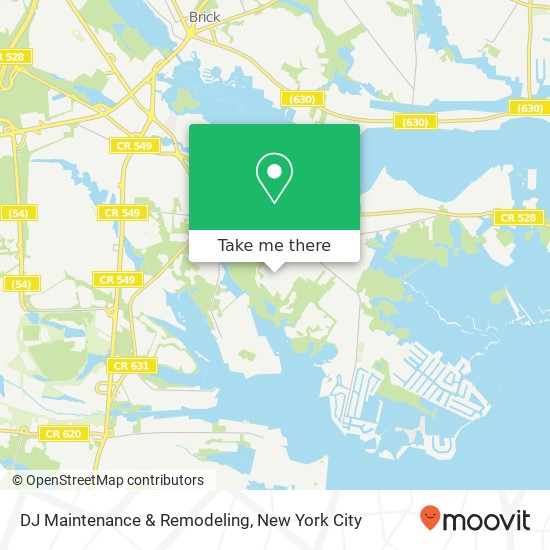 Mapa de DJ Maintenance & Remodeling