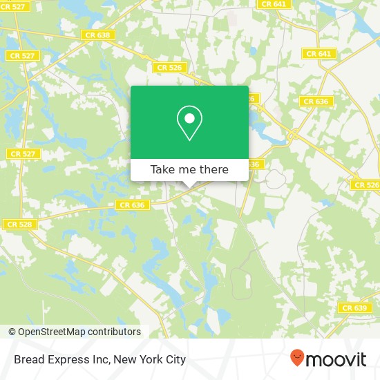 Bread Express Inc map