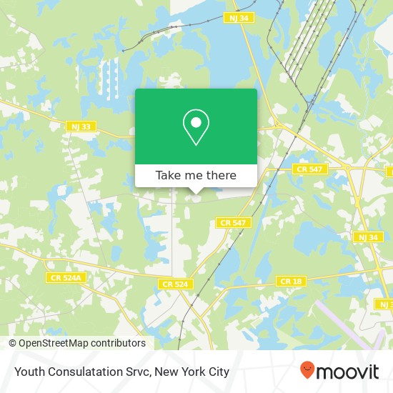 Youth Consulatation Srvc map