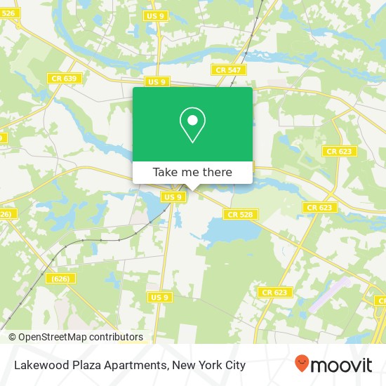 Lakewood Plaza Apartments map