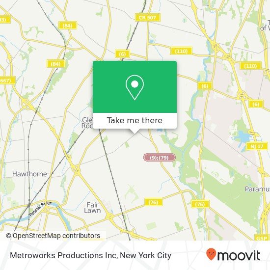 Metroworks Productions Inc map