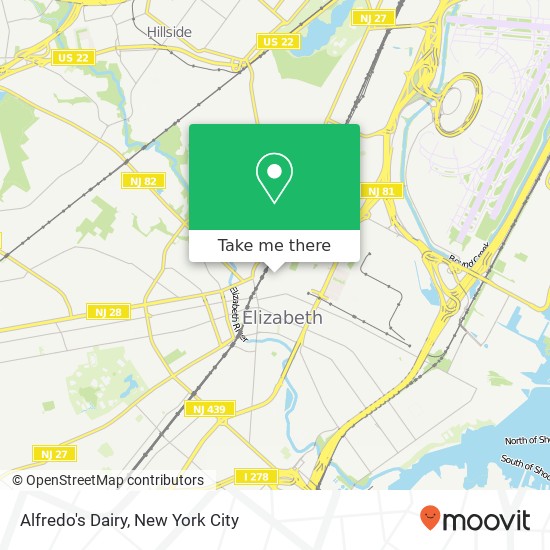Mapa de Alfredo's Dairy