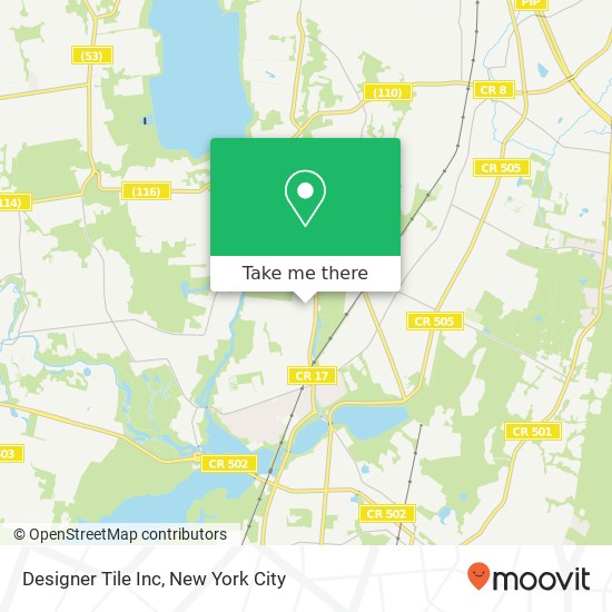 Designer Tile Inc map