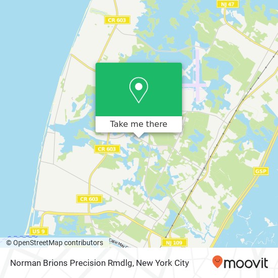 Mapa de Norman Brions Precision Rmdlg
