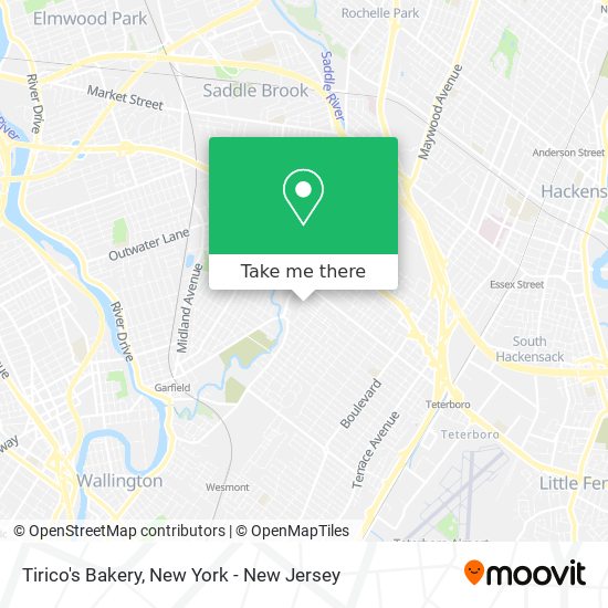 Tirico's Bakery map