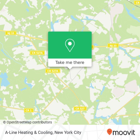 Mapa de A-Line Heating & Cooling